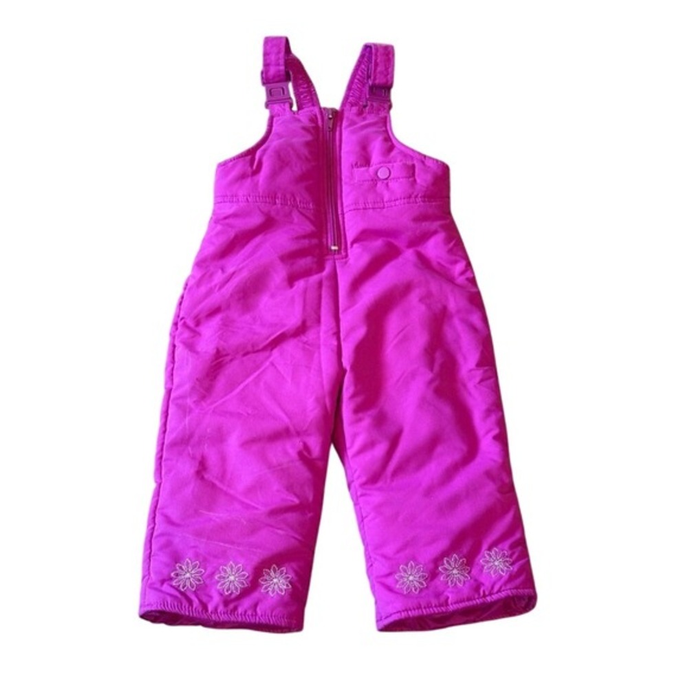 Big Chill Snowsuit Hot Pink Flowers Girls‎ 12M
